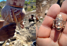 Trabajadores de la construcción localizan en Oaxaca presunta tumba prehispánica con decenas de piezas arqueológicas; INAH anuncia traslado a la zona