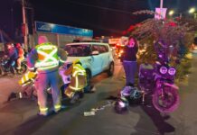 Motocicleta golpea a motoneta en carretera 175 y, luego, piloto víctima es atropellado por otra unidad; fallece