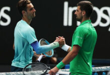 Djokovic se salva y avanza a semifinales del Abierto de Australia tras abandono de Musetti; enfrentará a Sinner, vigente campeón