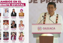 Anuncia Salomón Jara cambios en su gabinete legal y ampliado