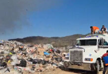 Nuevo incendio en tiradero de Bajos de Chila lleva activo más de 24 horas; pobladores piden apoyo