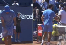 Insólito punto para ganar: el tenista Nuno Borges saca por abajo y elimina a Martín Etcheverry, quien se va enfadado