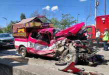 Bebé de cuatro meses perecido y cuatro lesionados, saldo de encontronazo en riberas del Atoyac, confirman autoridades