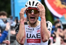 Igor Arrieta se sale de la ruta, corrige y logra una remontada épica para ganar la quinta etapa del Giro de Italia