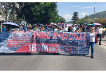 Rechaza CNTE propuestas de gobierno federal y llama a fortalecer plantón en CDMX; Sección 22 repite hoy plan de acción